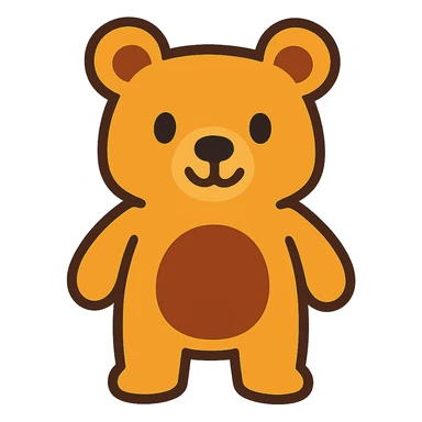 cute bear sticker