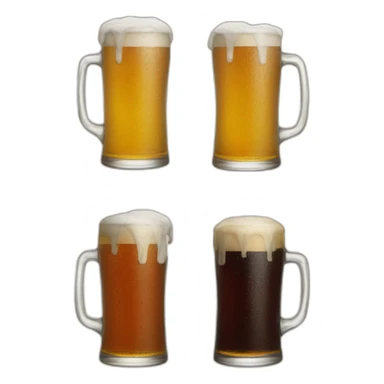 Three beers sticker