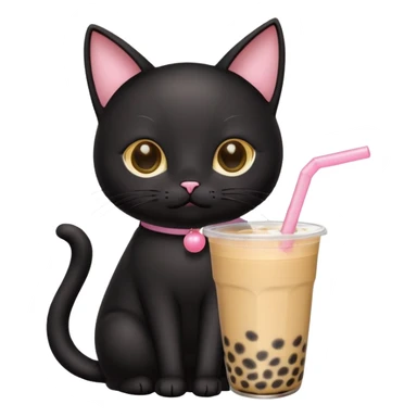 🧋🐈‍⬛ sticker