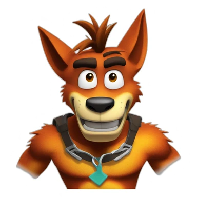 crash bandicoot sticker