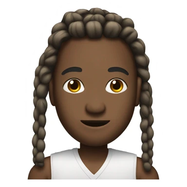 Nepe with cornrows sticker