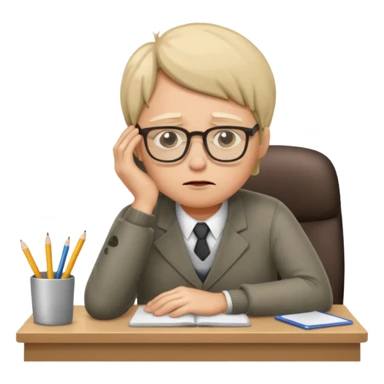 fell asleep at work sticker