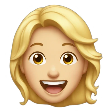 Madeleine Petsch laughing sticker