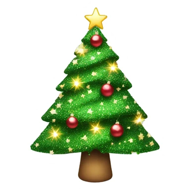 Sparkly Christmas tree  sticker