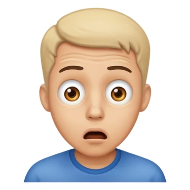 Un homme choqué sticker