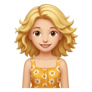 Girl summer solting sticker