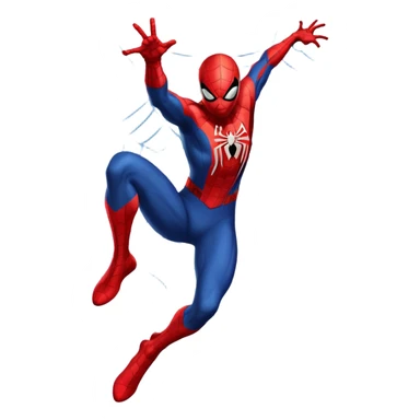 classic Spider-Man superhero sticker