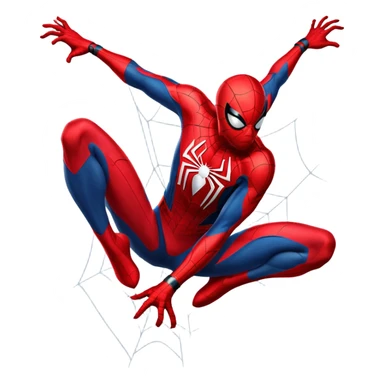 classic Spider-Man superhero sticker