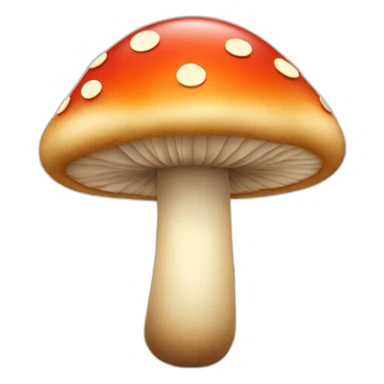 happy mushroom with eyes and birthday candles cake sticker