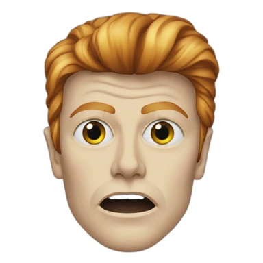 David Bowie clin d’oeil sticker