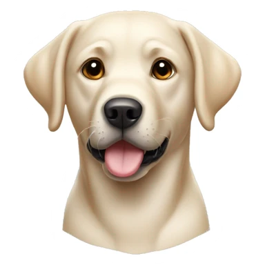 Labrador male dog sticker