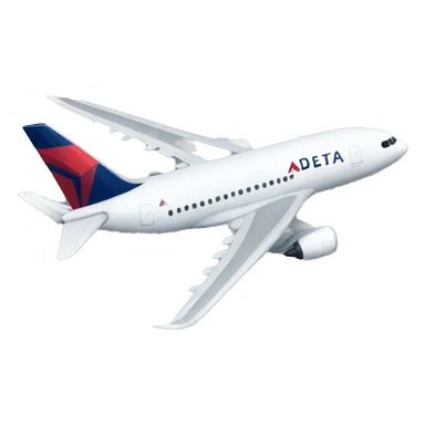 Delta Airlines Plane sticker