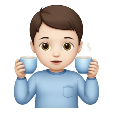 Babie Holding Cups sticker