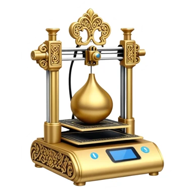 3d printer elegoo in old disney stile sticker