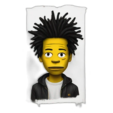 Basquiat sticker