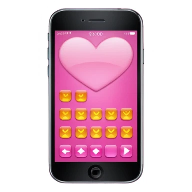 pink phone screen sticker
