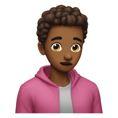 Me making kissy face sticker