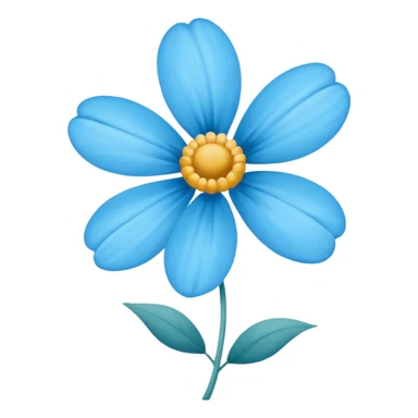 Flores azules sticker