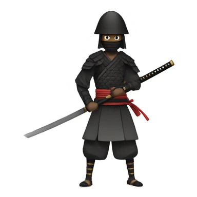 samurai stickman sticker