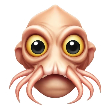Scary monk fish sticker