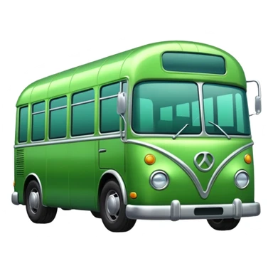 Green bus sticker