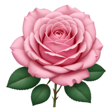 Polaroid photo of a pink rose  sticker