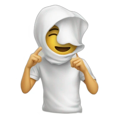 Personne qui fait un dab sticker