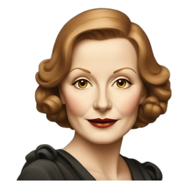 greta garbo sticker