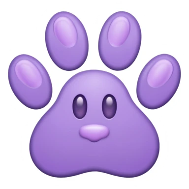 purple-cat-pawprint sticker
