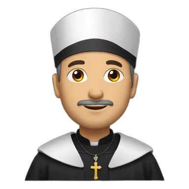 Orthodox priest sticker