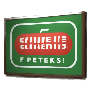 Central Perk sign from Friends sticker