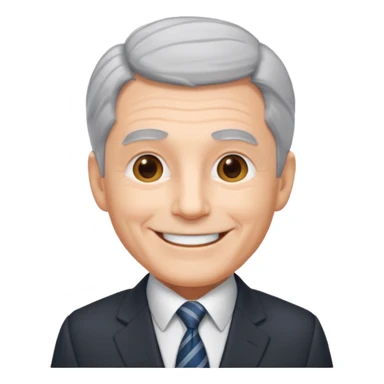 senior business man sticker