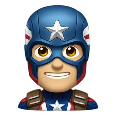Capitão america sticker