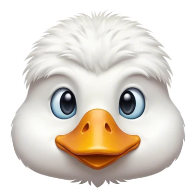 A clever duck sticker