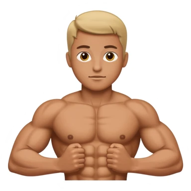 Karın kası sticker