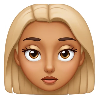 girl rolling eyes  sticker