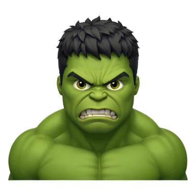 hulk face different character face only front face  sticker
