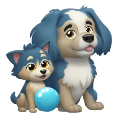 bluey and bingo sticker