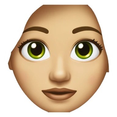 señorita rubiay  con ojos verdes de piel clara ,cansada sticker