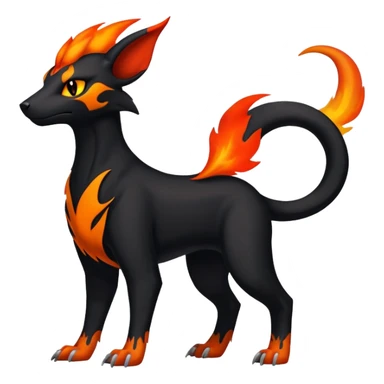 Salandit-Houndoom-Litten-Hybrid (Full body) sticker