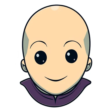 smiling Voldemort sticker