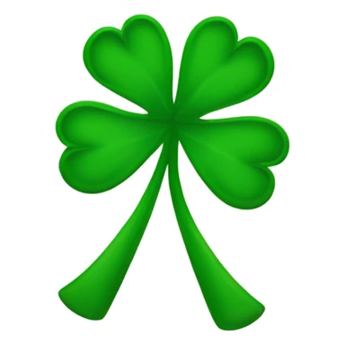 Thirteen with shamrock in it sticker
