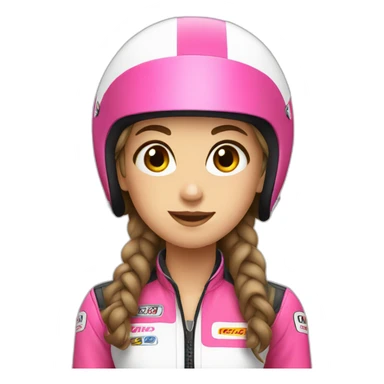 girl racer sticker