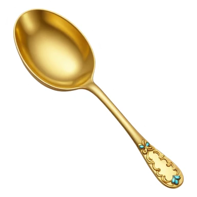 gold spoon sticker