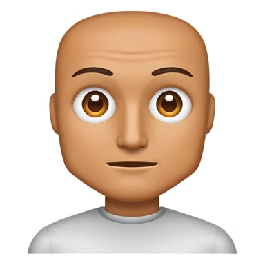 Square head man sticker