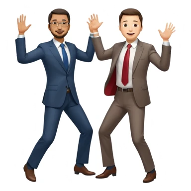 sundar pichai and elon musk dance  sticker