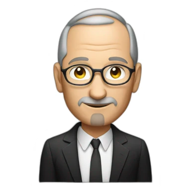 steve jobs on stage sticker