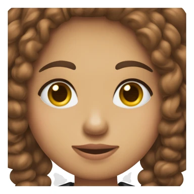 Un muchacho de piel clara cabello rizado y una chica morena de cabello lacio amor  sticker