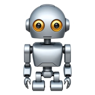 ai robot, minimal, geometric, modern sticker