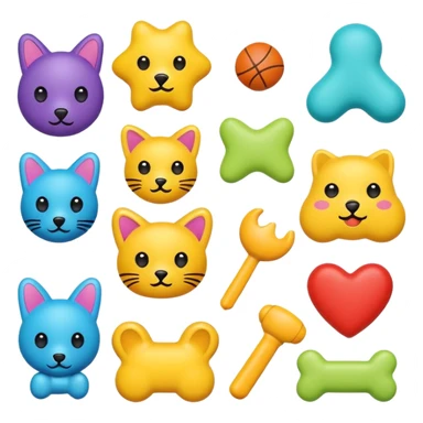 pet toys  sticker